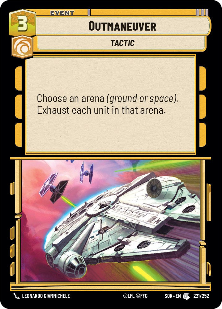 Star Wars: Unlimited: Outmaneuver card image