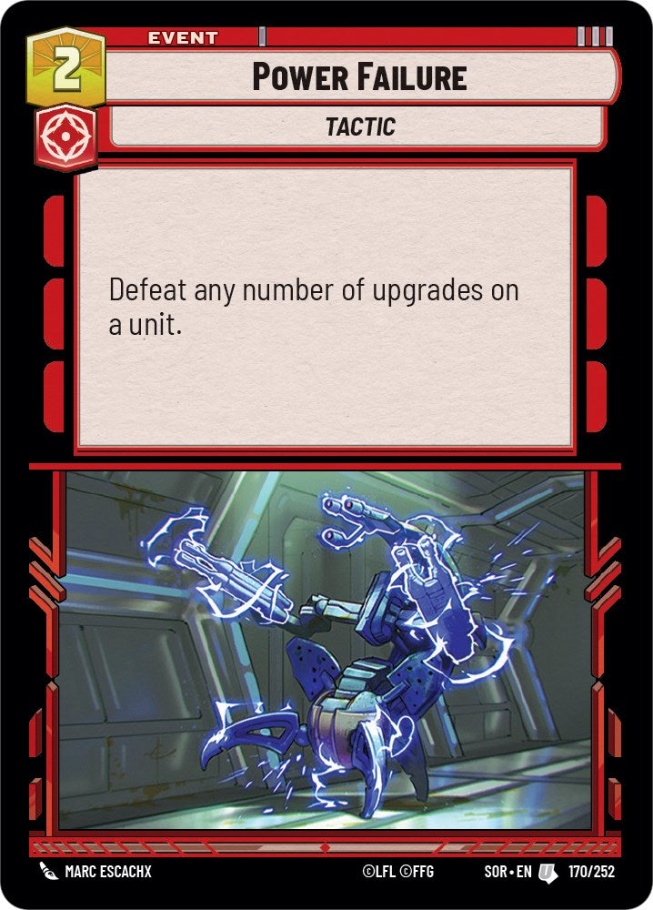 Star Wars: Unlimited: Power Failure card image