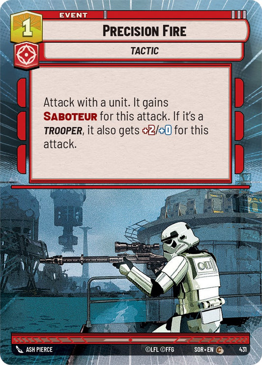 Star Wars: Unlimited: Precision Fire (Hyperspace) card image