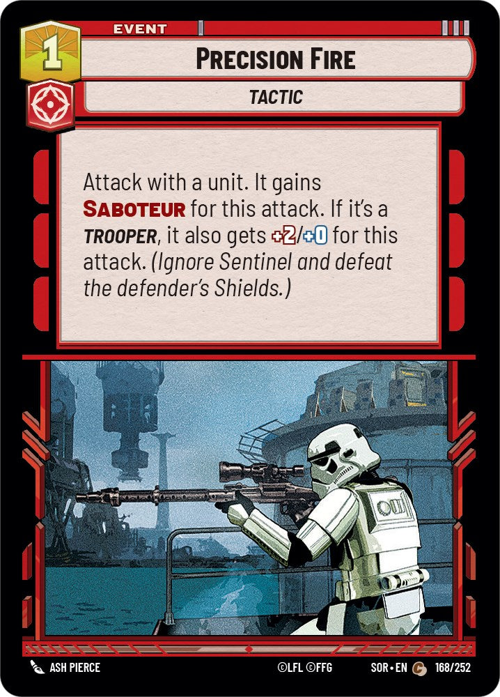 Star Wars: Unlimited: Precision Fire card image