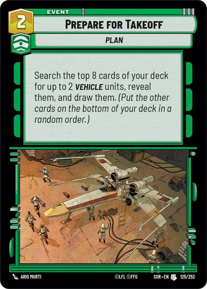 Star Wars: Unlimited: Prepare for Takeoff card image