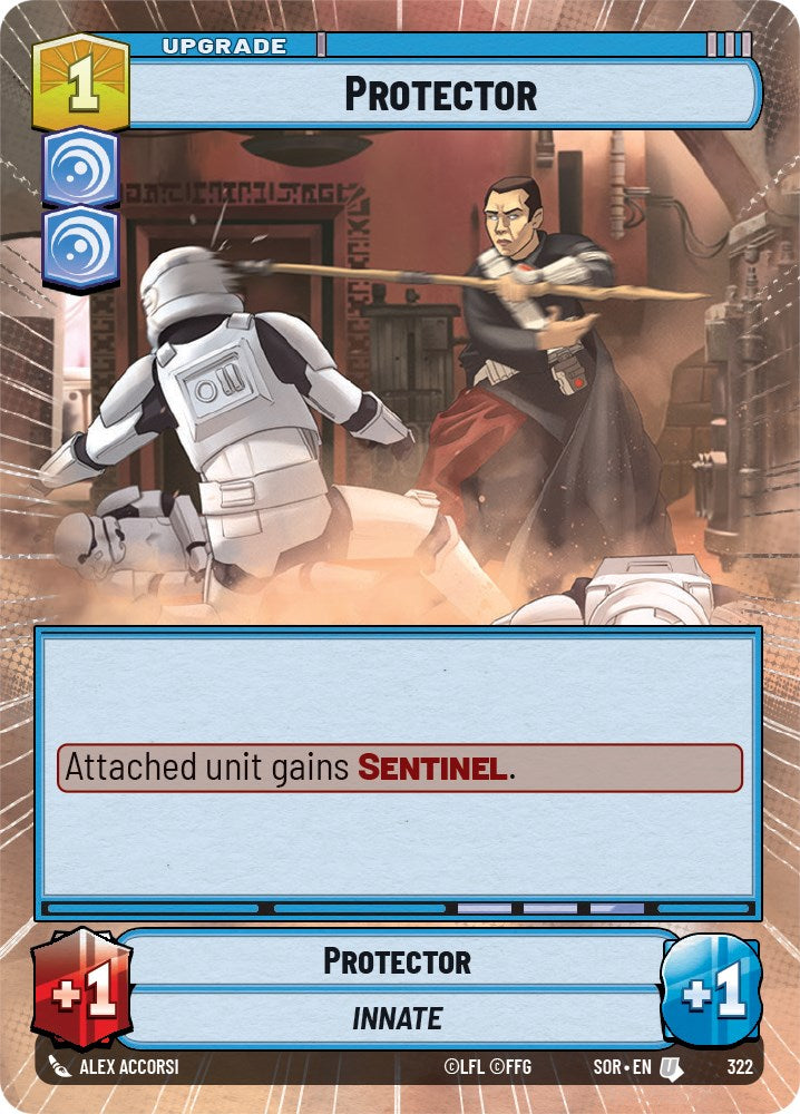 Star Wars: Unlimited: Protector (Hyperspace) card image