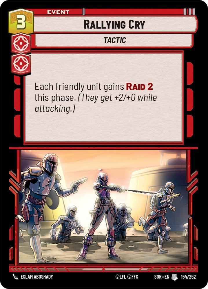 Star Wars: Unlimited: Rallying Cry card image