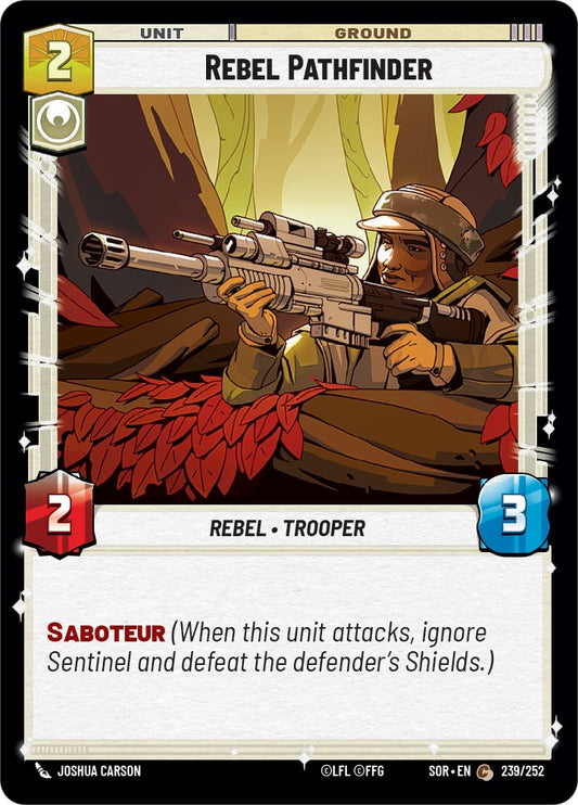 Star Wars: Unlimited: Rebel Pathfinder card image