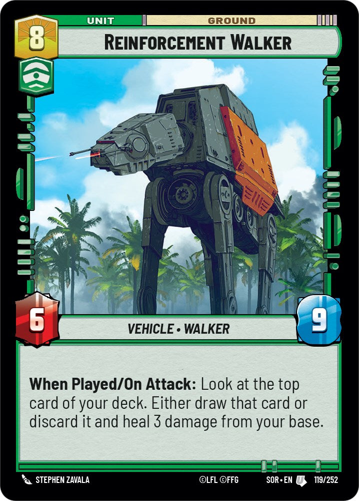 Star Wars: Unlimited: Reinforcement Walker card image