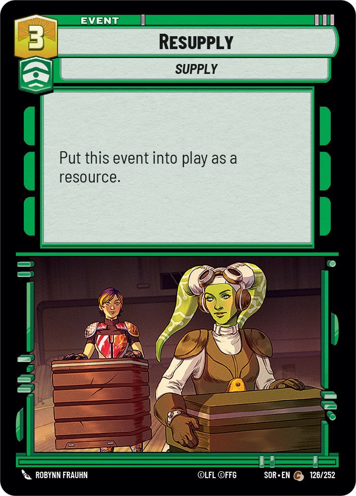 Star Wars: Unlimited: Resupply card image