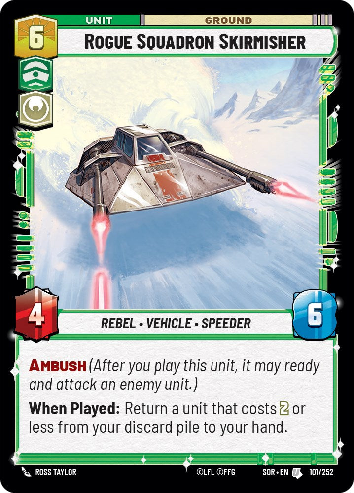 Star Wars: Unlimited: Rogue Squadron Skirmisher card image