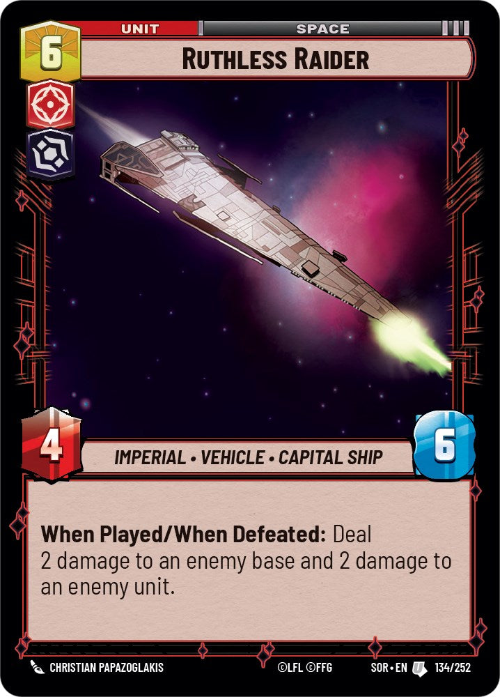 Star Wars: Unlimited: Ruthless Raider card image