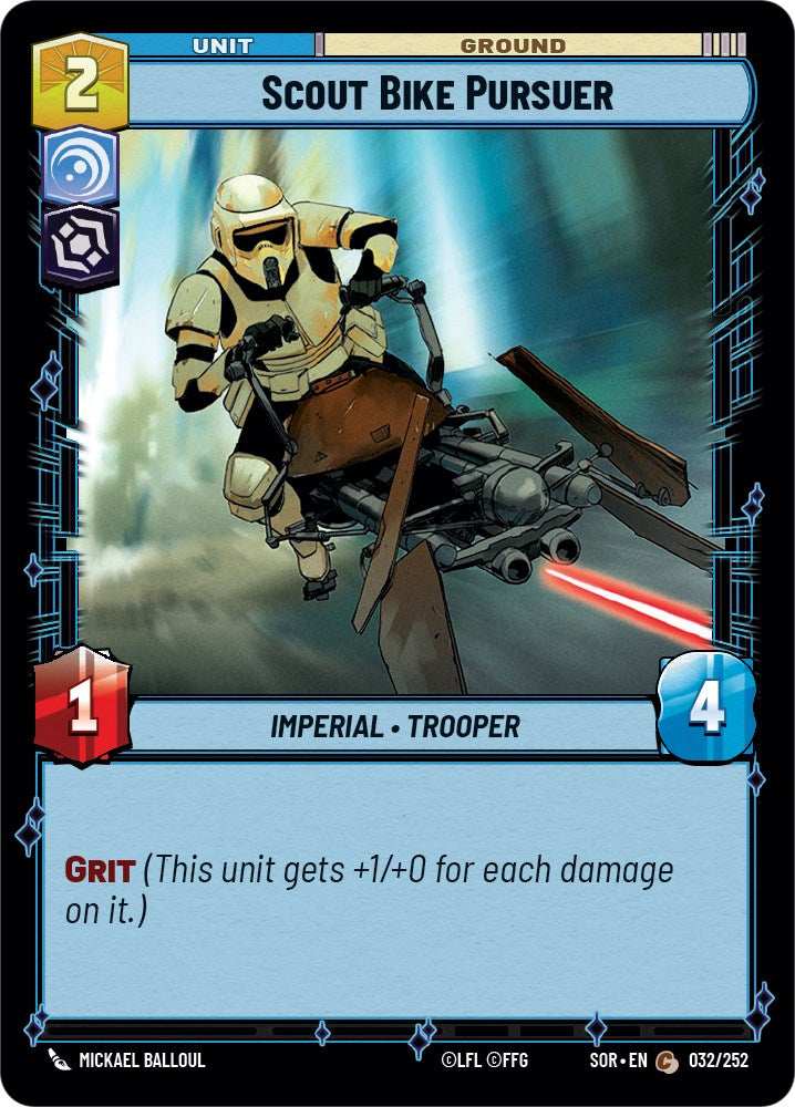 Star Wars: Unlimited: Scout Bike Pursuer card image