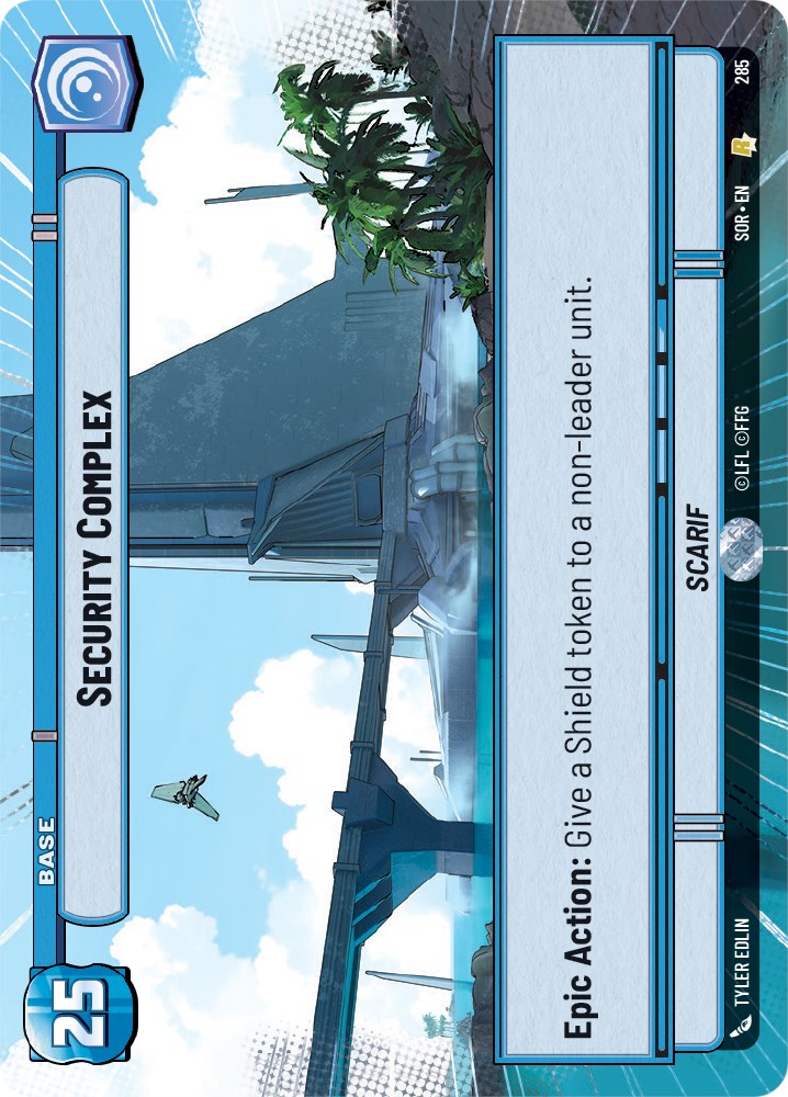 Star Wars: Unlimited: Security Complex (Hyperspace) card image