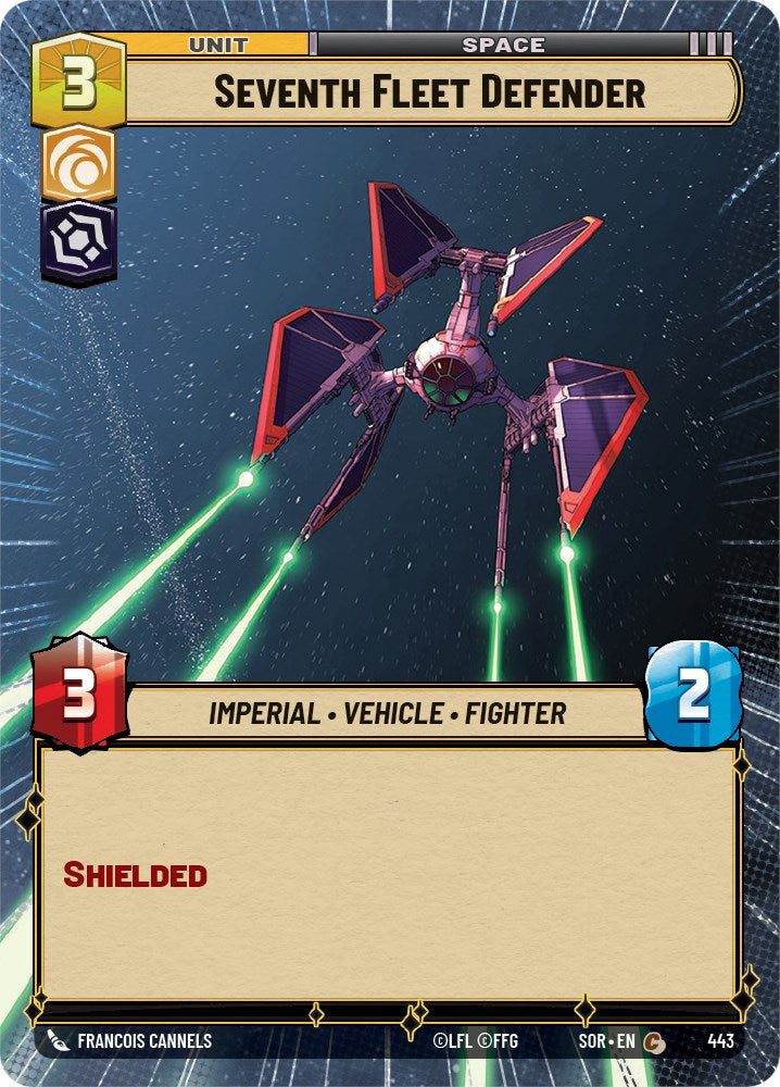 Star Wars: Unlimited: Seventh Fleet Defender (Hyperspace) card image