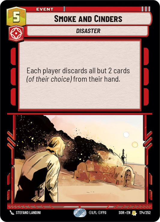 Star Wars: Unlimited: Smoke and Cinders card image