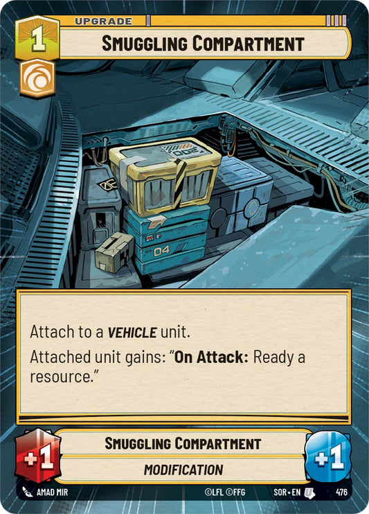 Star Wars: Unlimited: Smuggling Compartment (Hyperspace) card image