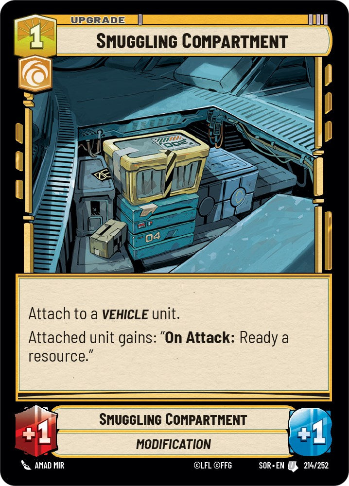 Star Wars: Unlimited: Smuggling Compartment card image