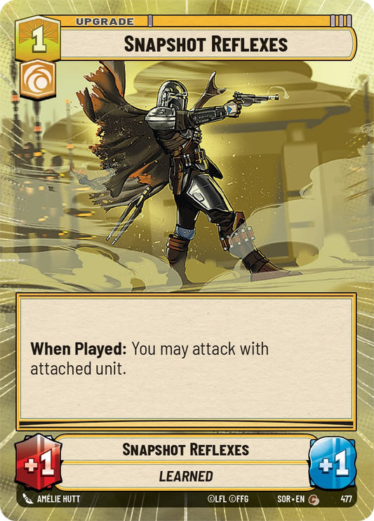 Star Wars: Unlimited: Snapshot Reflexes (Hyperspace) card image