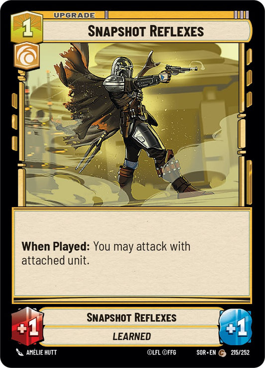 Star Wars: Unlimited: Snapshot Reflexes card image