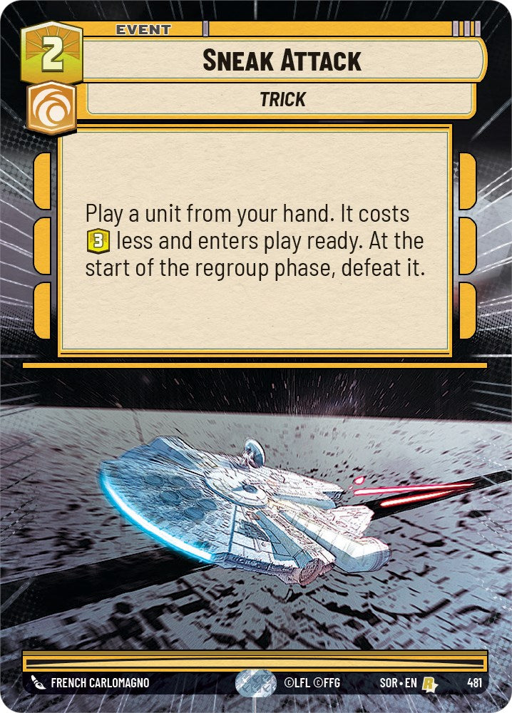 Star Wars: Unlimited: Sneak Attack (Hyperspace) card image