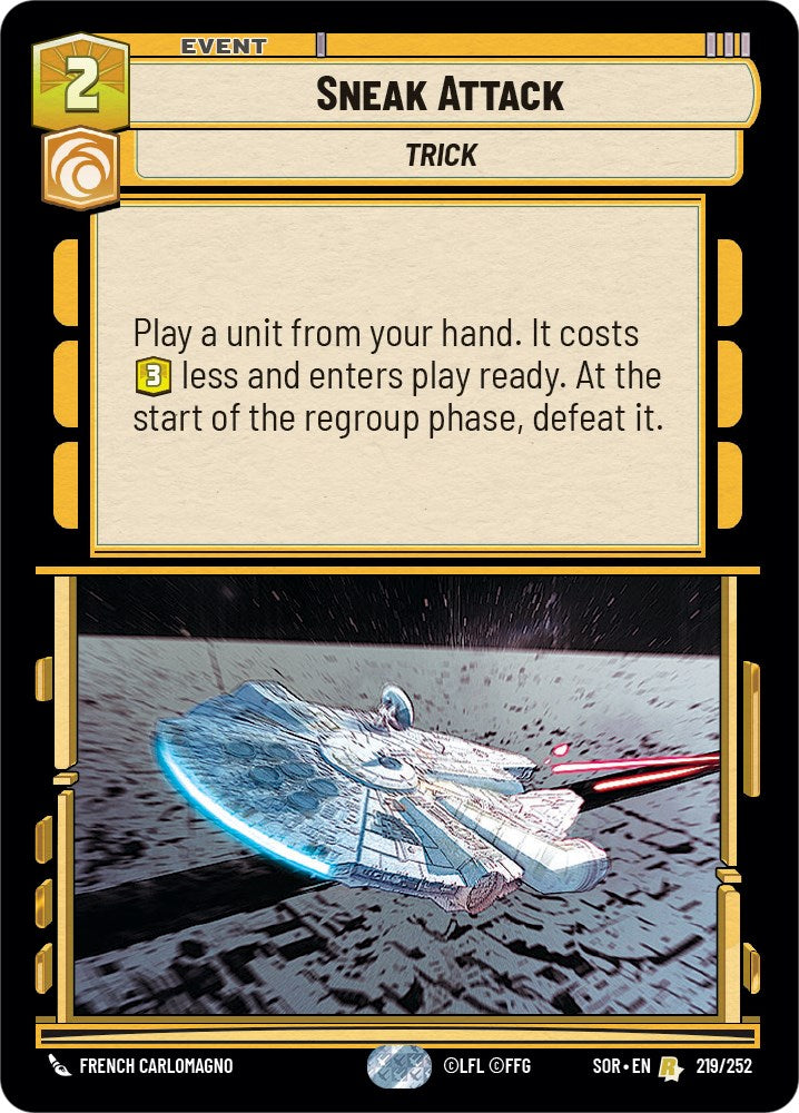 Star Wars: Unlimited: Sneak Attack card image