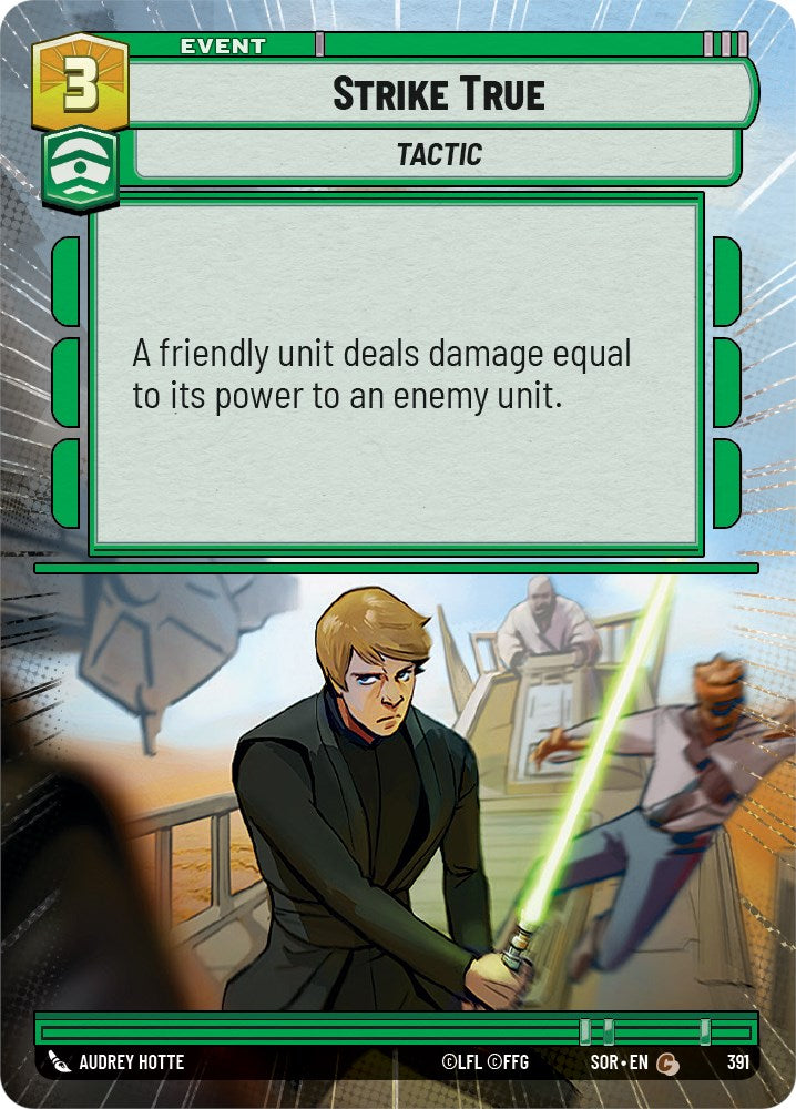 Star Wars: Unlimited: Strike True (Hyperspace) card image