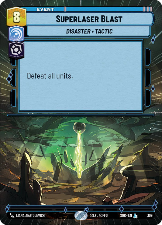 Star Wars: Unlimited: Superlaser Blast (Hyperspace) card image