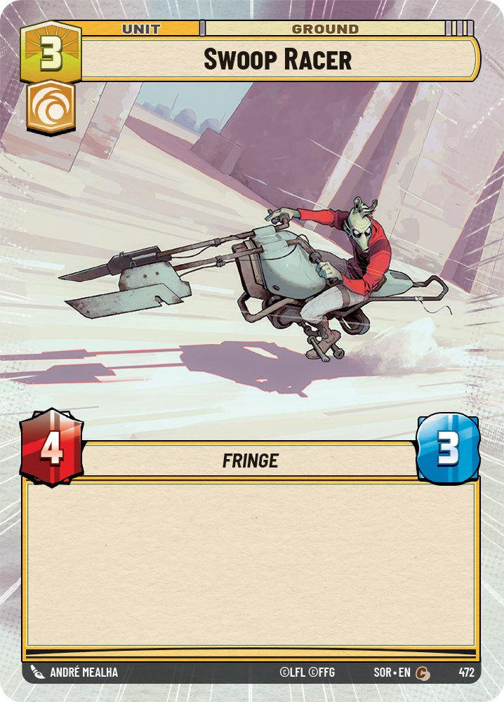 Star Wars: Unlimited: Swoop Racer (Hyperspace) card image