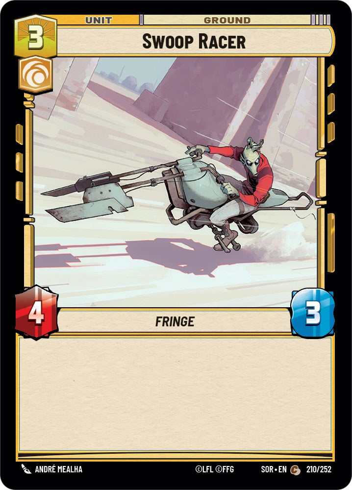 Star Wars: Unlimited: Swoop Racer card image