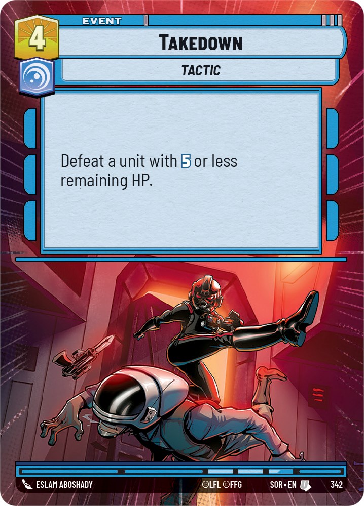 Star Wars: Unlimited: Takedown (Hyperspace) card image