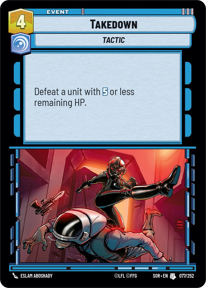 Star Wars: Unlimited: Takedown card image