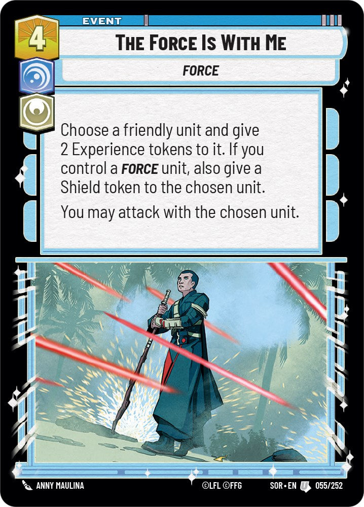 Star Wars: Unlimited: The Force is With Me card image