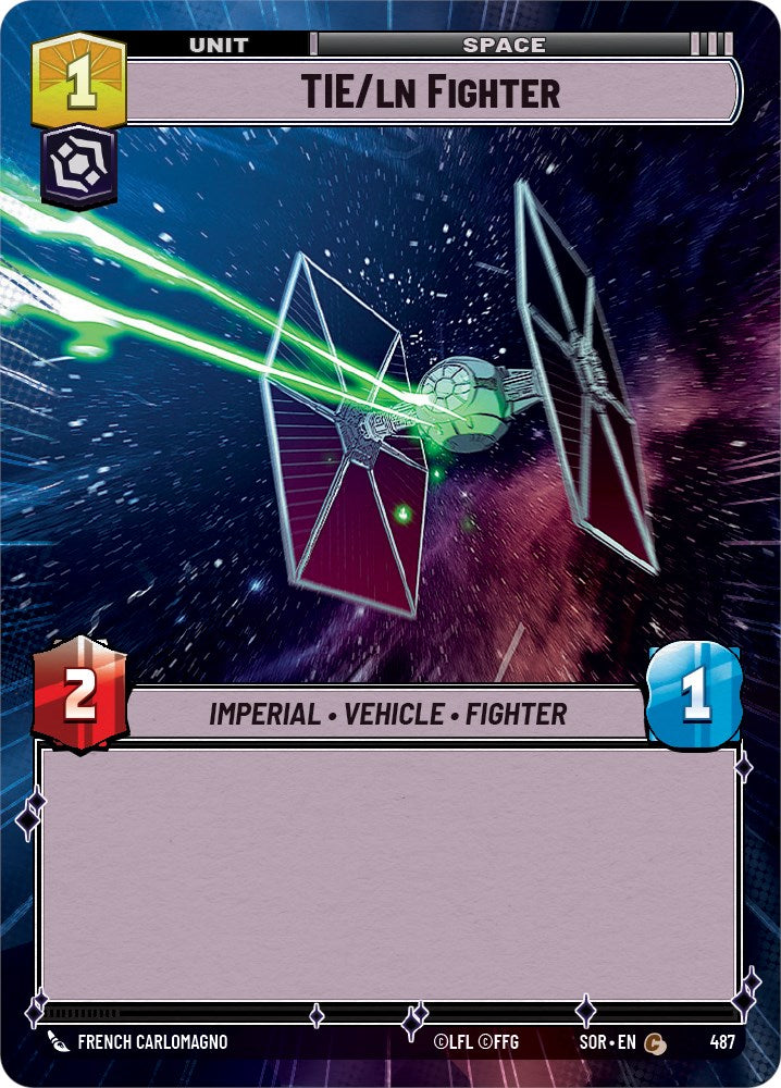 Star Wars: Unlimited: TIE/ln Fighter (Hyperspace) card image