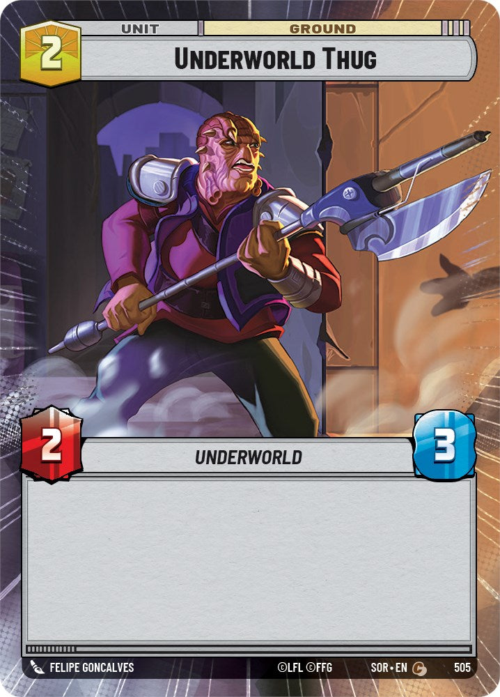 Star Wars: Unlimited: Underworld Thug (Hyperspace) card image