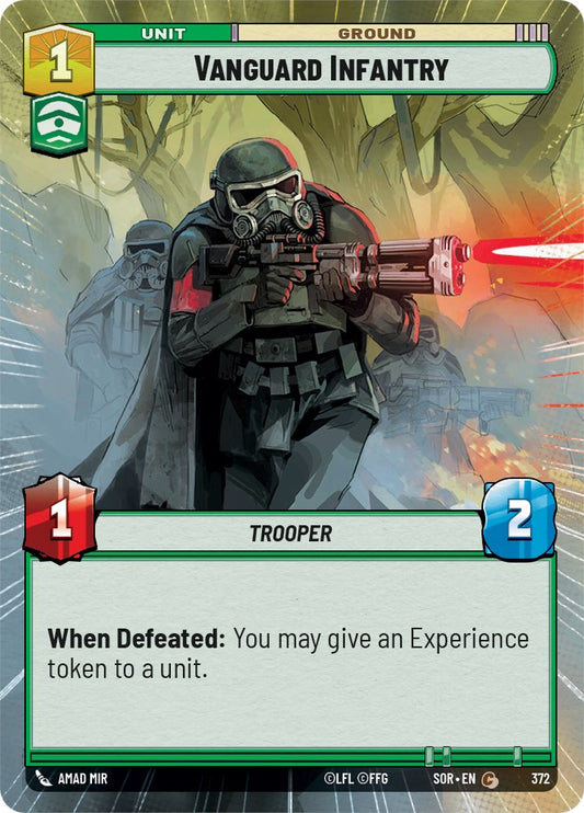 Star Wars: Unlimited: Vanguard Infantry (Hyperspace) card image