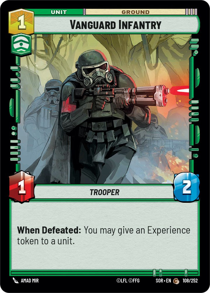 Star Wars: Unlimited: Vanguard Infantry card image