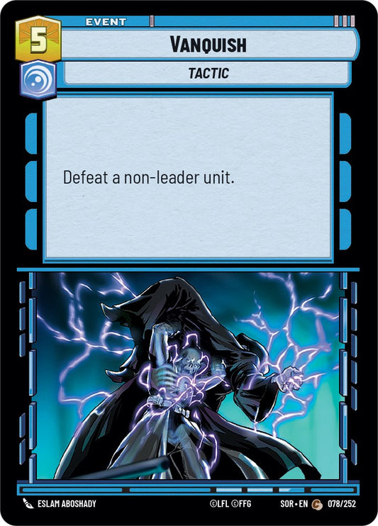 Star Wars: Unlimited: Vanquish card image