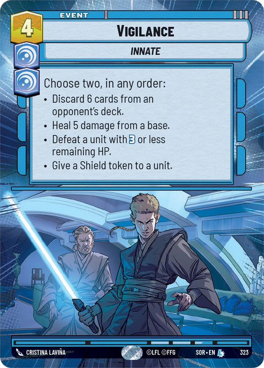 Star Wars: Unlimited: Vigilance (Hyperspace) card image