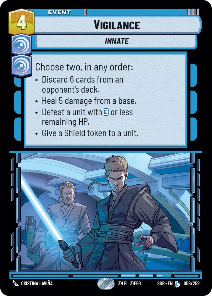 Star Wars: Unlimited: Vigilance card image