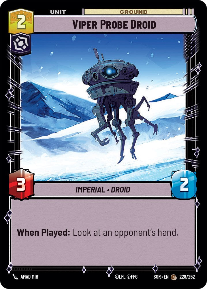 Star Wars: Unlimited: Viper Probe Droid card image