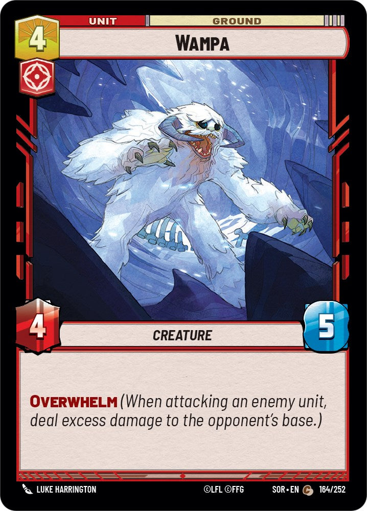 Star Wars: Unlimited: Wampa card image