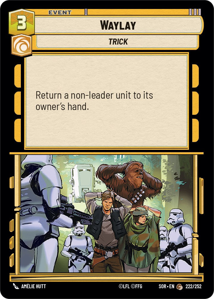 Star Wars: Unlimited: Waylay card image