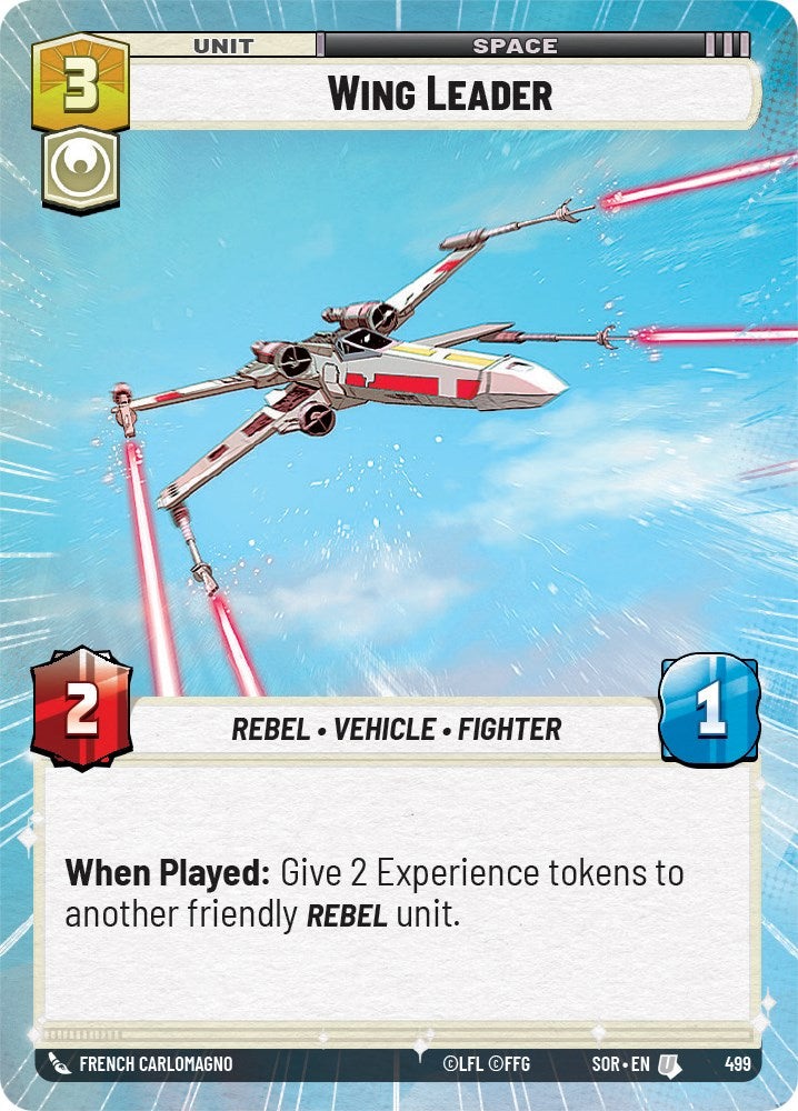 Star Wars: Unlimited: Wing Leader (Hyperspace) card image