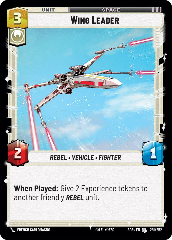 Star Wars: Unlimited: Wing Leader card image