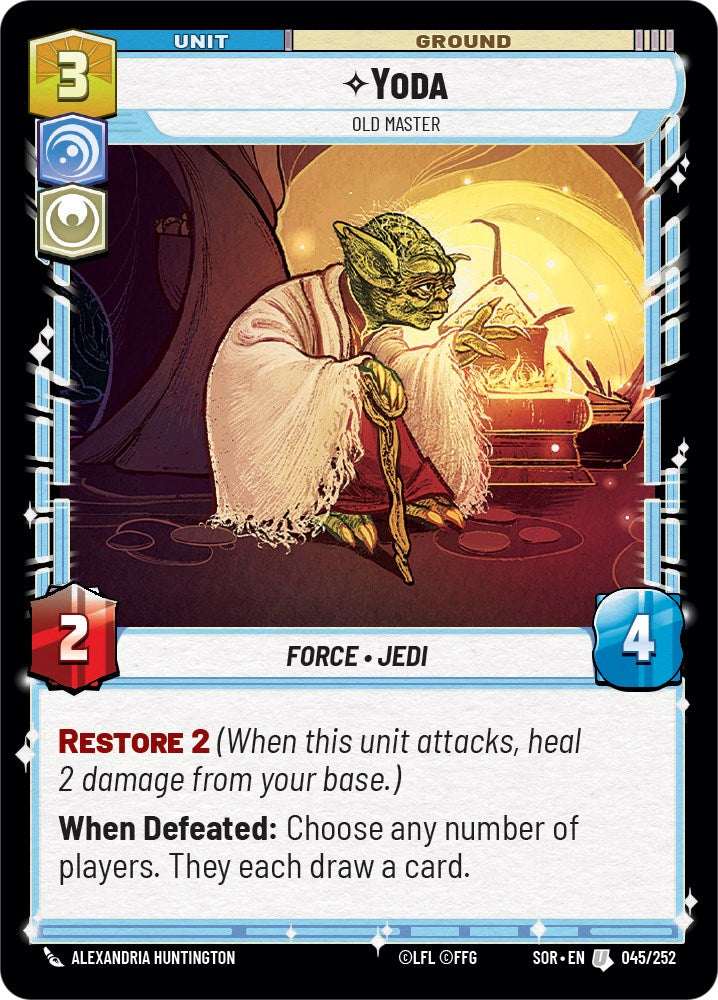 Star Wars: Unlimited: Yoda - Old Master card image