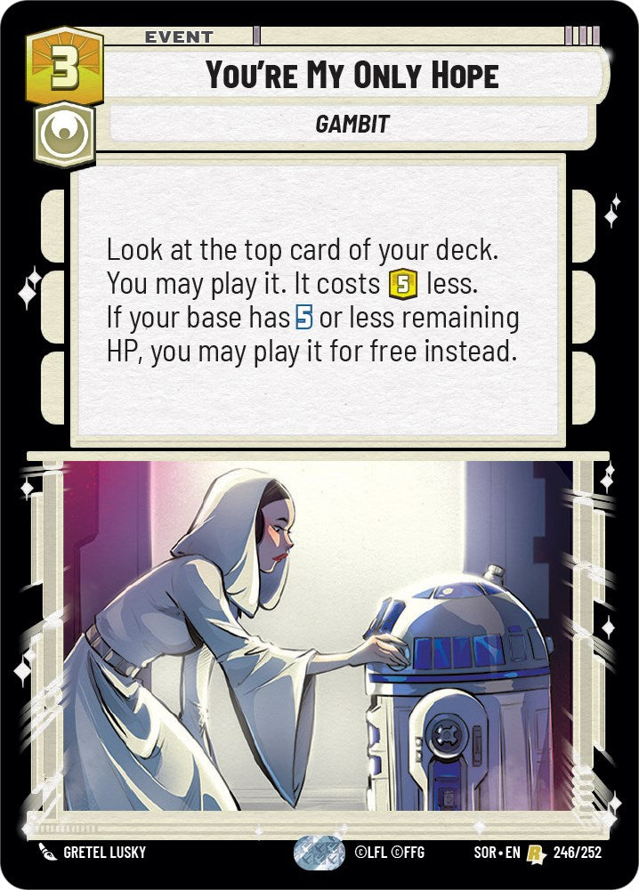 Star Wars: Unlimited: You're My Only Hope card image